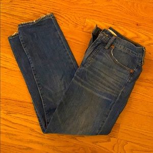 Madewell vintage crop jean